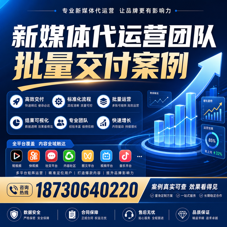 辽源代运营公司多客户账号批量高效交付案例